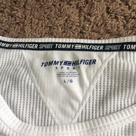 Tommy Hilfiger white sport top - Picture 3 of 4